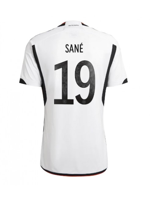 Tyskland Leroy Sane #19 Replika Hemmakläder VM 2022 Kortärmad